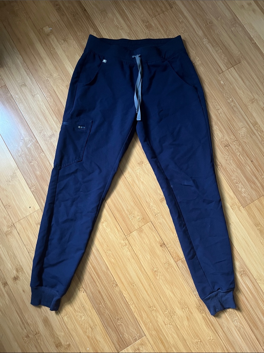 Small Figs Navy Drawstring Jumpsuit Romper